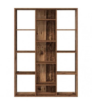 vidaXL Room Divider/Book Cabinet Old Wood 100x24x140 cm Engineered Wood