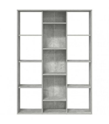 vidaXL Room Divider/Book Cabinet Concrete Grey 100x24x140 cm Engineered Wood