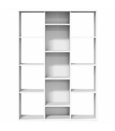 vidaXL Room Divider/Book Cabinet White 100x24x140 cm Engineered Wood