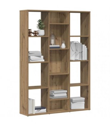 vidaXL Room Divider/Book Cabinet Artisan Oak 100x24x140 cm Engineered Wood