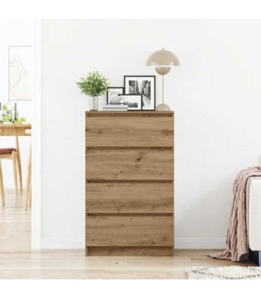 vidaXL Sideboard Artisan Oak 60x35x98.5 cm Engineered Wood — Colour: artisian oak
