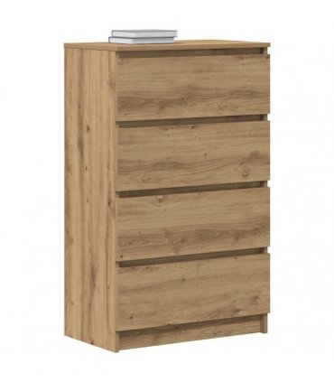 vidaXL Sideboard Artisan Oak 60x35x98.5 cm Engineered Wood — Colour: artisian oak