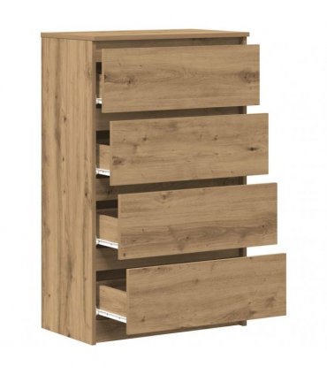 vidaXL Sideboard Artisan Oak 60x35x98.5 cm Engineered Wood — Colour: artisian oak