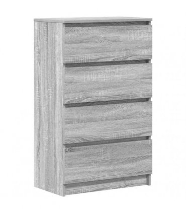 vidaXL Sideboard Grey Sonoma 60x35x98.5 cm Engineered Wood