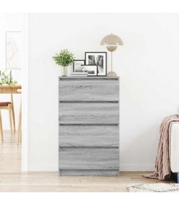 vidaXL Sideboard Grey Sonoma 60x35x98.5 cm Engineered Wood
