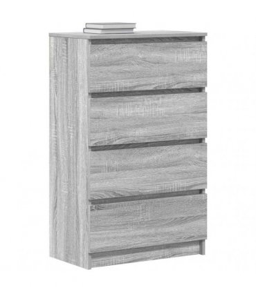 vidaXL Sideboard Grey Sonoma 60x35x98.5 cm Engineered Wood