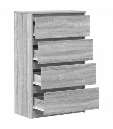 vidaXL Sideboard Grey Sonoma 60x35x98.5 cm Engineered Wood