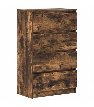 vidaXL Sideboard Smoked Oak 60x35x98.5 cm Engineered Wood