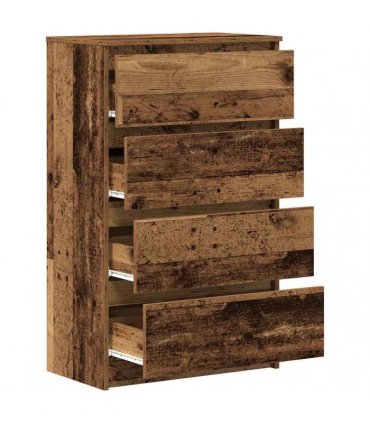 vidaXL Sideboard Old Wood 60x35x98.5 cm Engineered Wood