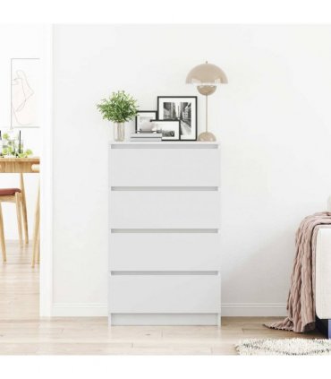 vidaXL Sideboard White 60x35x98.5 cm Engineered Wood