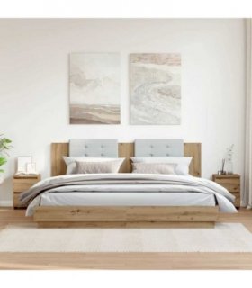 vidaXL Bedside Cabinets 2 pcs Aritisan Oak 30x30x40 cm Engineered Wood — Colour: Artisan oak