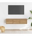 vidaXL Wall Cabinet Artisian Oak 88x26x18.5 cm Engineered Wood — Colour: artisan oak, Size: 90 cm