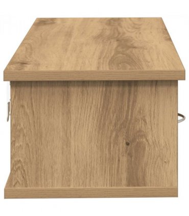 vidaXL Wall Cabinet Artisian Oak 88x26x18.5 cm Engineered Wood — Colour: artisan oak, Size: 90 cm