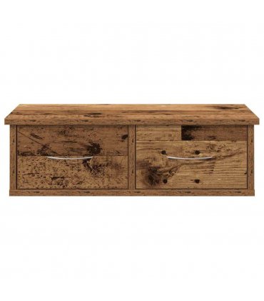 vidaXL Wall Cabinet Old Wood 60x26x18.5 cm Engineered Wood — Size: 60 cm