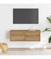 vidaXL Wall Cabinet Artisan Oak 60x26x18.5 cm Engineered Wood — Size: 60 cm