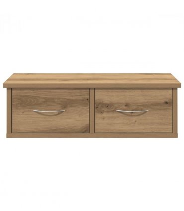 vidaXL Wall Cabinet Artisan Oak 60x26x18.5 cm Engineered Wood — Size: 60 cm