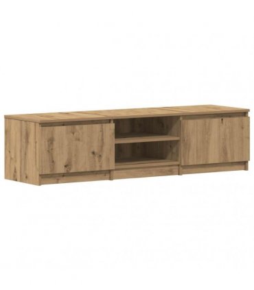 vidaXL TV Cabinet Artisan Oak 140x40x36 cm Engineered Wood