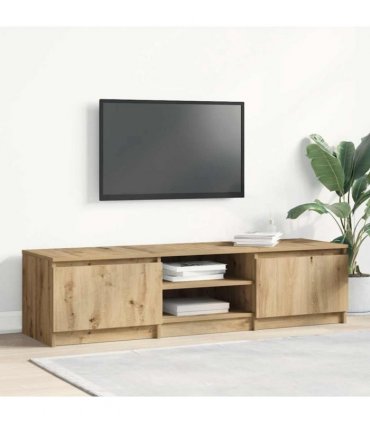 vidaXL TV Cabinet Artisan Oak 140x40x36 cm Engineered Wood