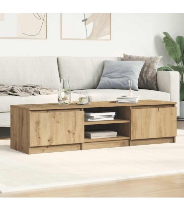 vidaXL TV Cabinet Artisan Oak 140x40x36 cm Engineered Wood
