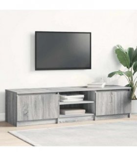vidaXL TV Cabinet Grey Sonoma 140x40x35.5 cm Engineered Wood