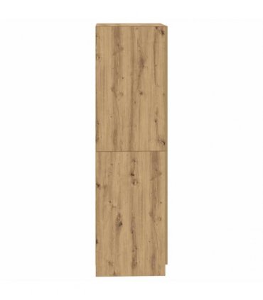 vidaXL Wardrobe Artisan Oak 80x52x180 cm Engineered Wood