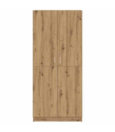 vidaXL Wardrobe Artisan Oak 90x52x200 cm Engineered Wood