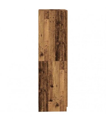 vidaXL Wardrobe Old Wood 90x52x200 cm Engineered Wood