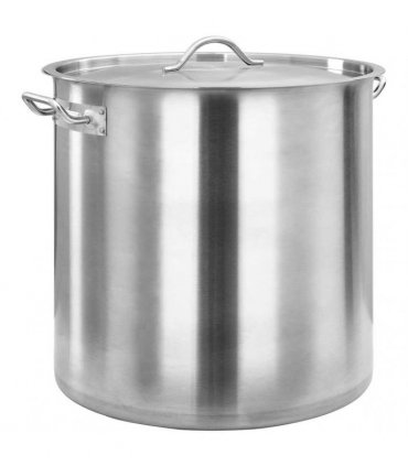 vidaXL Stock Pot 71 L 45x45 cm Stainless Steel — Size: 45 x 45 cm (71 l)