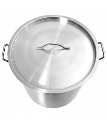 vidaXL Stock Pot 71 L 45x45 cm Stainless Steel — Size: 45 x 45 cm (71 l)