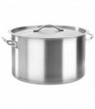 vidaXL Stock Pot 44 L 45x28 cm Stainless Steel — Size: 45 x 28 cm (44 l)