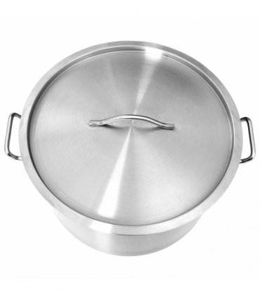 vidaXL Stock Pot 44 L 45x28 cm Stainless Steel — Size: 45 x 28 cm (44 l)