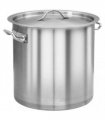 vidaXL Stock Pot 35 L 36x36 cm Stainless Steel — Size: 36 x 36 cm (35 l)