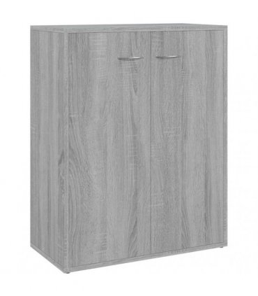 vidaXL Sideboard Grey Sonoma 60x30x75 cm Engineered Wood
