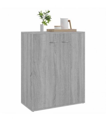 vidaXL Sideboard Grey Sonoma 60x30x75 cm Engineered Wood