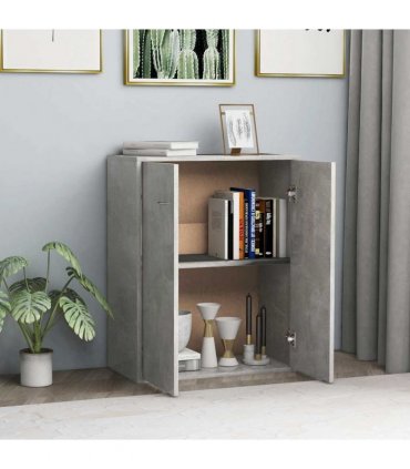 vidaXL Sideboard Concrete Grey 60x30x75 cm Engineered Wood