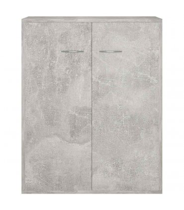 vidaXL Sideboard Concrete Grey 60x30x75 cm Engineered Wood