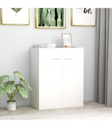 vidaXL Sideboard White 60x30x75 cm Engineered Wood