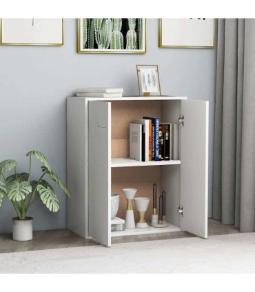vidaXL Sideboard White 60x30x75 cm Engineered Wood