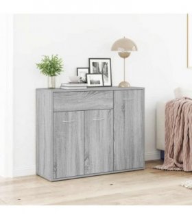vidaXL Sideboard Grey Sonoma 88x30x70 cm Engineered Wood