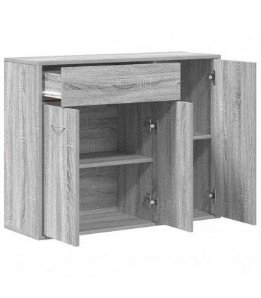 vidaXL Sideboard Grey Sonoma 88x30x70 cm Engineered Wood