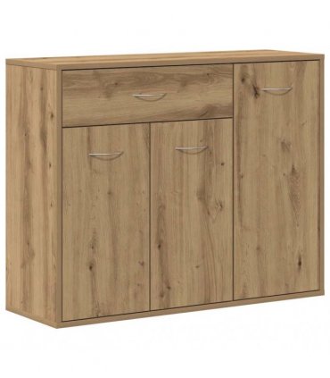 vidaXL Sideboard Artisan Oak 88x30x70 cm Engineered Wood — Colour: artisian oak