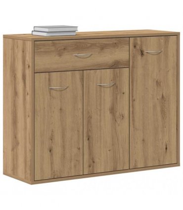 vidaXL Sideboard Artisan Oak 88x30x70 cm Engineered Wood — Colour: artisian oak