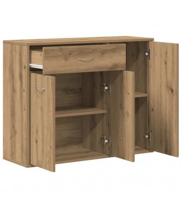 vidaXL Sideboard Artisan Oak 88x30x70 cm Engineered Wood — Colour: artisian oak