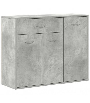vidaXL Sideboard Concrete Grey 88x30x70 cm Engineered Wood
