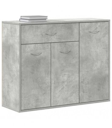 vidaXL Sideboard Concrete Grey 88x30x70 cm Engineered Wood