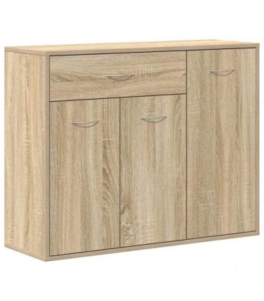 vidaXL Sideboard Sonoma Oak 88x30x70 cm Engineered Wood