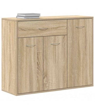 vidaXL Sideboard Sonoma Oak 88x30x70 cm Engineered Wood