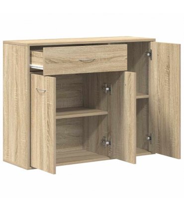 vidaXL Sideboard Sonoma Oak 88x30x70 cm Engineered Wood
