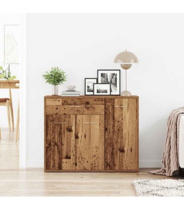 vidaXL Sideboard Old Wood 88x30x70 cm Engineered Wood