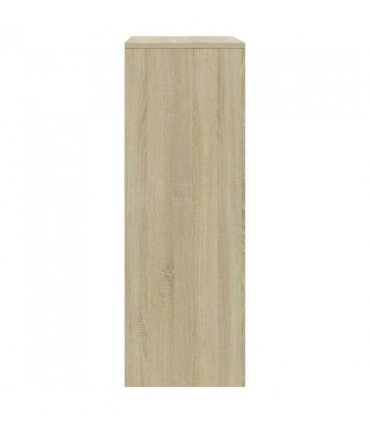 vidaXL Sideboard with 6 Drawers Sonoma Oak 50x34x96 cm Engineered Wood